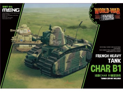 French Heavy Tank Char B1 (Cartoon Model)