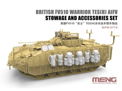British FV510 Warrior TES(H) AIFV Stowage And Accessories Set (RESIN)