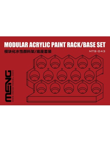 Modular Acrylic Paint Rack/Base Set