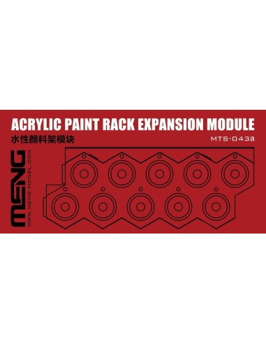 Acrylic Paint Rack Expansion Module