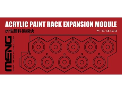 Acrylic Paint Rack Expansion Module