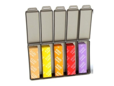 High Performance Flexible Sandpaper(FineSet),incl.Specificat:180/280/400/600/800
