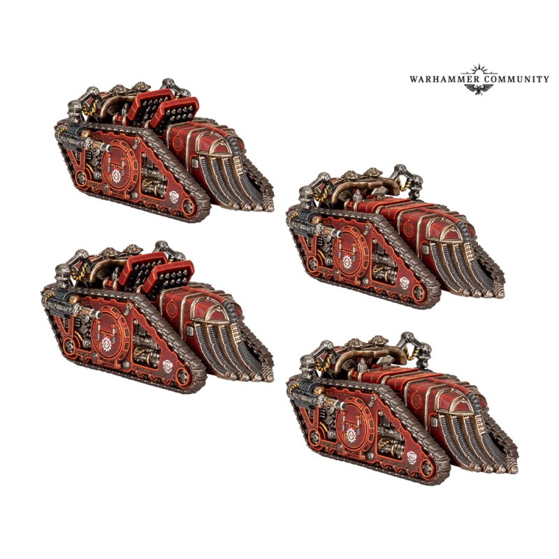 L/I: MECHANICUM KARACNOS ASSAULT TANK SQ