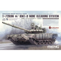 Russian Main Battle Tank T-72B3M w/ KMT-8 Mine Clearing...