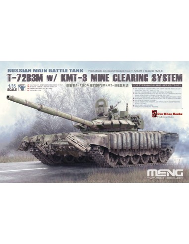 Russian Main Battle Tank T-72B3M w/ KMT-8 Mine...