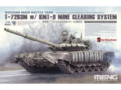 Russian Main Battle Tank T-72B3M w/ KMT-8 Mine Clearing System