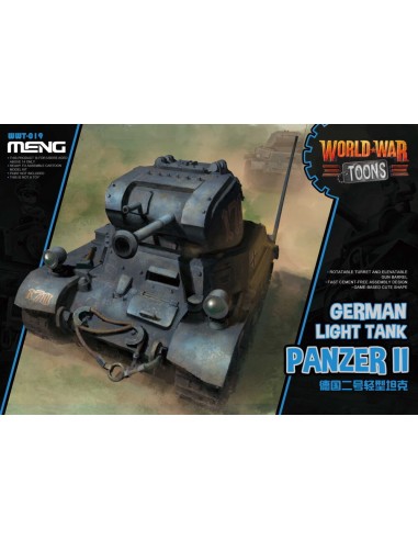 German Light Tank Panzer II (CARTOON MODEL)