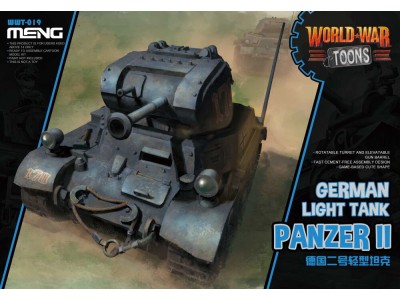 German Light Tank Panzer II (CARTOON MODEL)