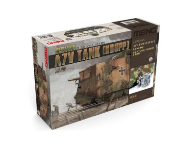 German A7V Tank (Krupp) & Engine, Limited Edition