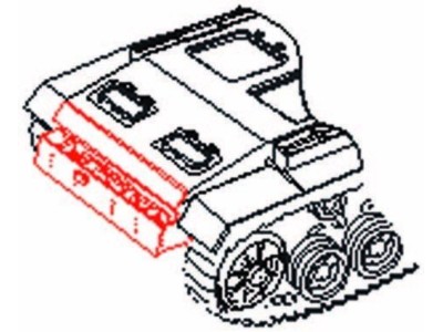 StuG.III early version New rear supers. Für Tamiya-Bausatz