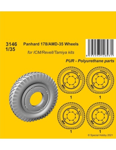 Panhard 178/AMD-35 Wheels