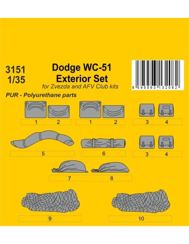 Dodge WC-51 Stowage and Seat Cushions  / for...