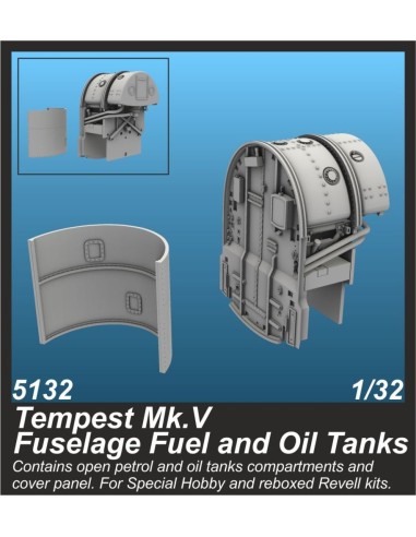 Tempest Mk.V Fuselage Fuel and Oil Tanks