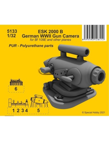 ESK 2000 B German WWII Gun Camera