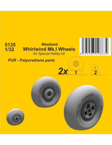 Westland Whirlwind Mk.I Wheels