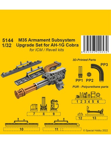 M35 Armament Subsystem Upgrade Set for AH-1G...
