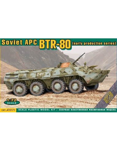 BTR-80 Soviet armored personnel carrier, early...
