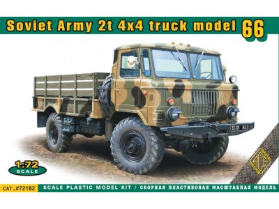 Soviet Army 2t 4x4 truck model 66