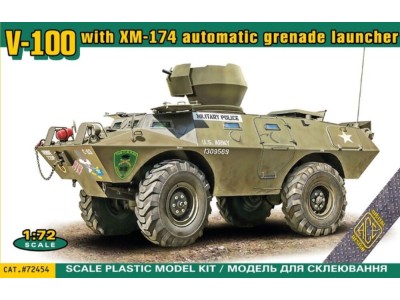 V-100 with XM-174 automatic grenade launcher