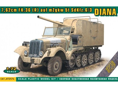 Sdkfz.6/3 DIANA 7,62cm FK.36 (R) auf mZgkw 5t
