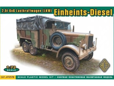 Einheints-Diesel 2.5t 6x6 Lastkraftwagen (LKW)