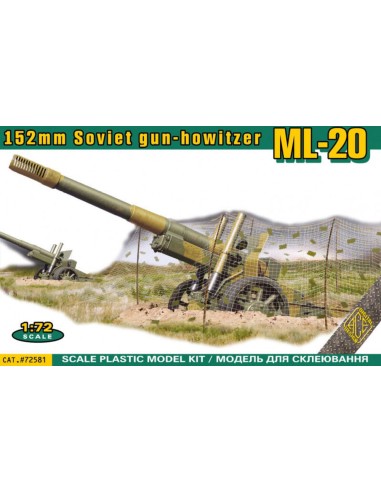 WWII ML-20 Soviet 152mm gun-howitzer