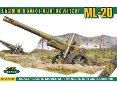 WWII ML-20 Soviet 152mm gun-howitzer