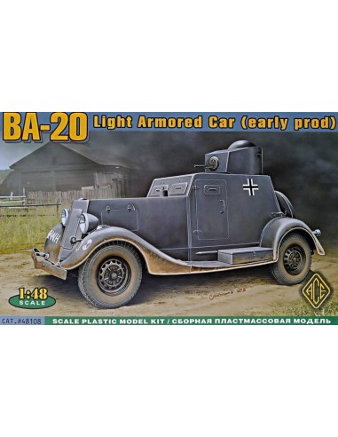 BA-20 light armored car, early prod.