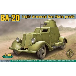 BA-20 light armored car,late prod.