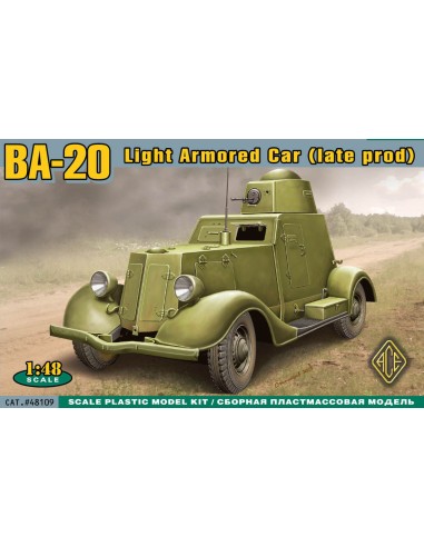 BA-20 light armored car,late prod.