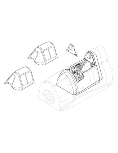 F6F/-3 Hellcat, Cockpit, Resin + Photoetch