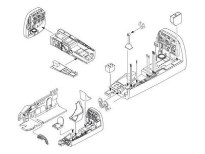 Junkers Ju 88A interior set for Revell