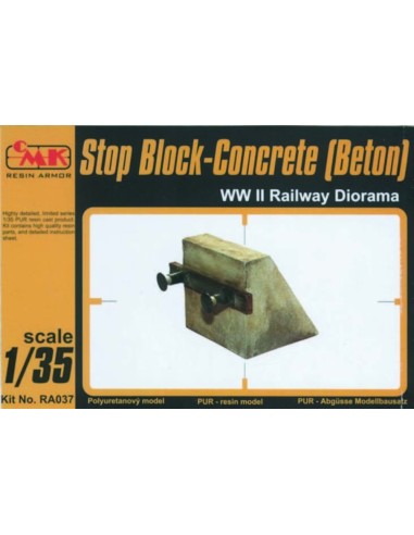 Stop Block-Concrete (Beton) WW II Railway Diorama