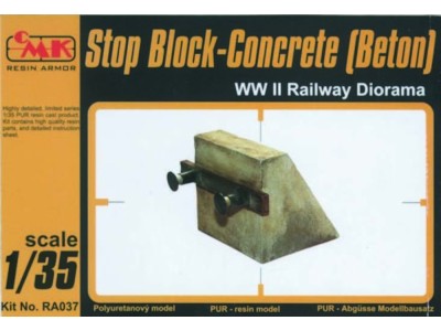 Stop Block-Concrete (Beton) WW II Railway Diorama