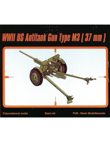 M3 US 37mm Anti tank gun