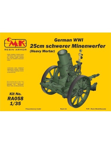 German WWI 25cm schwerer Minenwerfer/ Heavy...