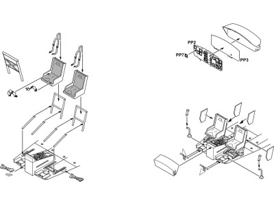 UH-1D Interior set (DRA), USA, Modern