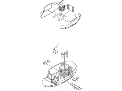 UH-1D Cargo Bay set (DRA), USA, Modern