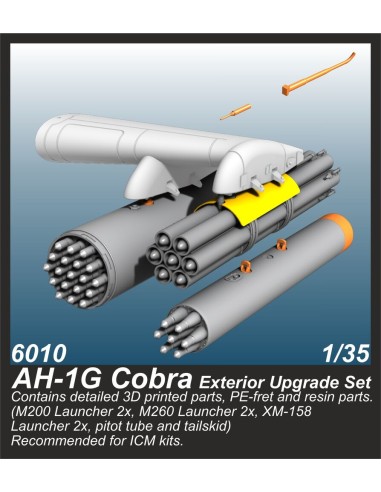 AH-1G Cobra Exterior Upgrade Set / for ICM kits