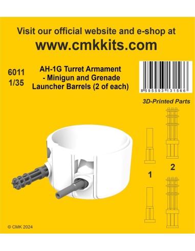 AH-1G Turret Armament - Minigun and Grenade...