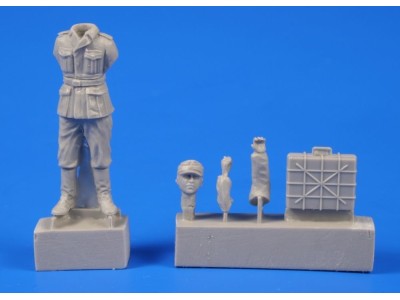 German WWII Soldier with Grenade Case