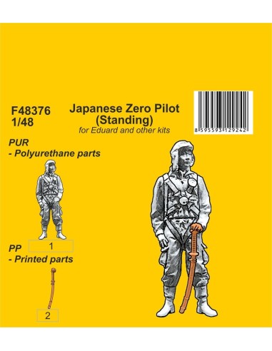 Japanese Zero Pilot (Standing)