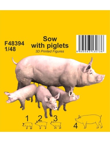 Sow with piglets 1/48