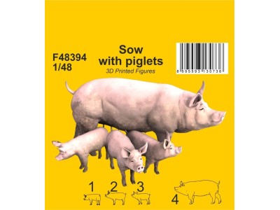 Sow with piglets 1/48
