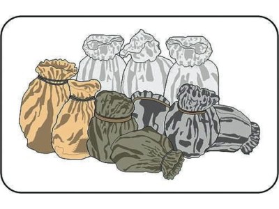 German WWII sacks (10 Stk.)