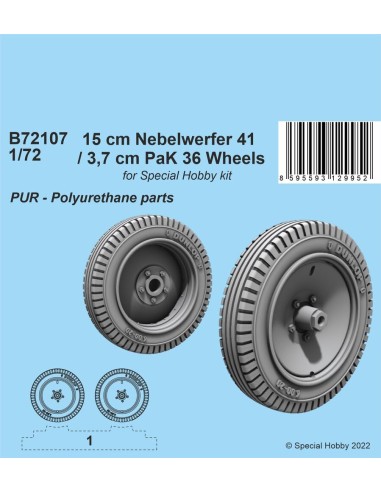 15 cm Nebelwerfer 41 / 3,7 cm PaK 36 Wheels