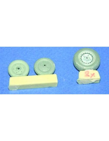 Me 262A/B Wheels für Tamiya-Bausatz