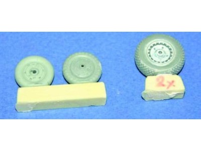 Me 262A/B Wheels für Tamiya-Bausatz