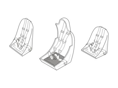 Junkers Ju 88A/C/G Seats (Dra) Ger WWII
