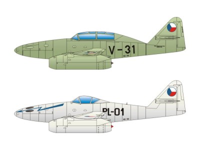 S-92/CS-92 Decals (Czechoslova ME 262A/B